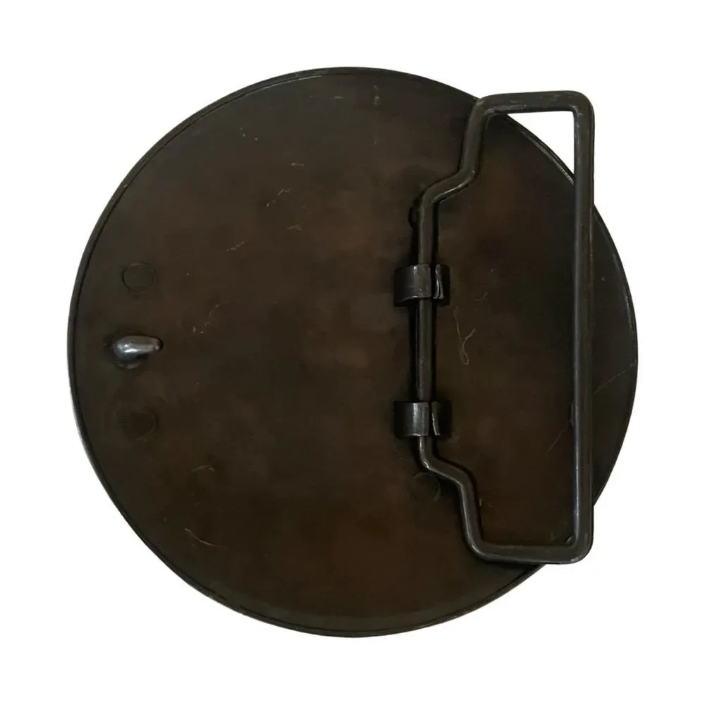 Bohemian Round Belt Buckle With Turquoise Stone